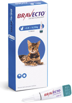 Antiparasitario externo de acción sistémica. Solución tópica para gatos.