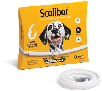 Collar Antiparasitario Externo para perros.